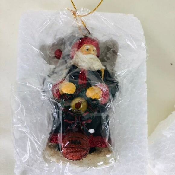 VTG 2001 The Memory Company Miami Heat Santa Christmas Ornament - Picture 4 of 8